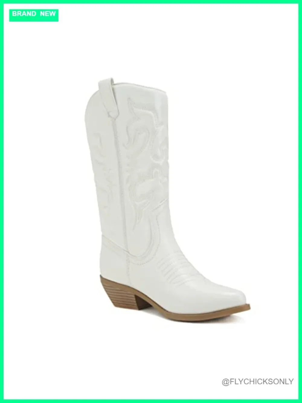 Faux Suede Western Ankle Bootie with Stacked Heel